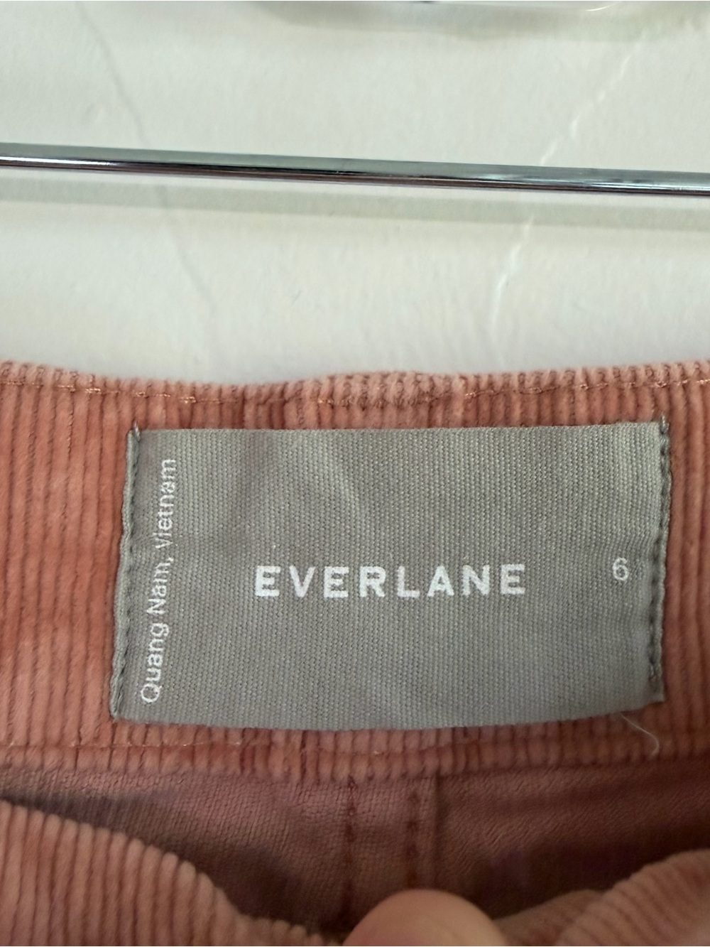 Everlane Corduroy Gardener pants Blush Pink size 6 - Picture 6 of 8